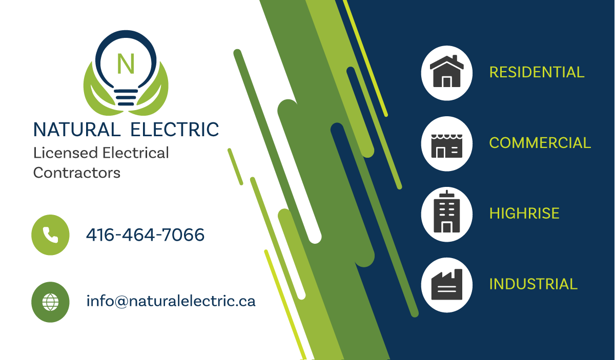 Natural Electric business card