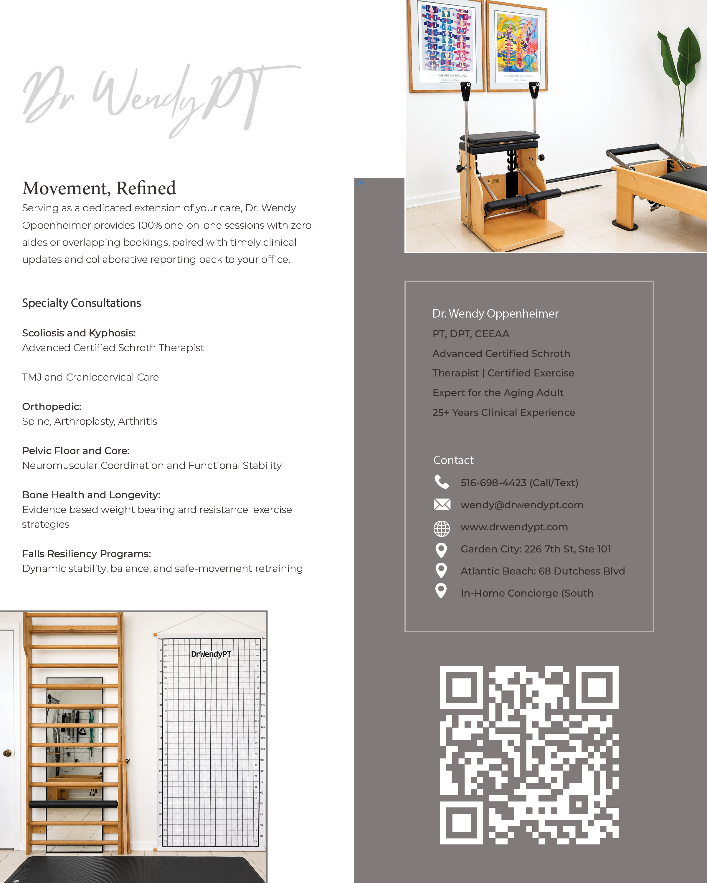 Dr. Wendy PT referral flyer