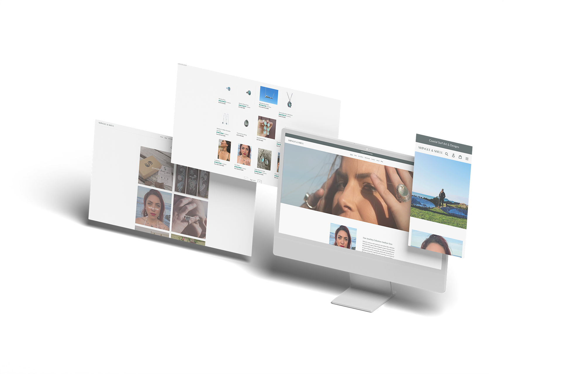 Shingle and Shell mockup